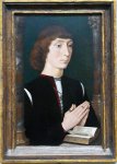 Jeune homme en prière - Hans Memling - Vers 1475