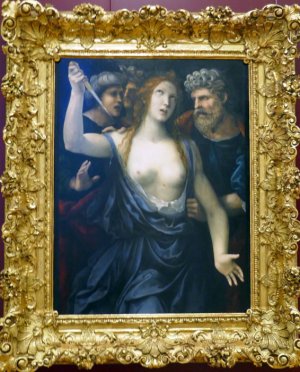 (La mort de Lucrèce - Giovanni Antonio Bazzi, dit Le Sodoma - 1515-16)