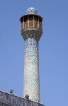 Décor d’un des minarets de l’iwan sud